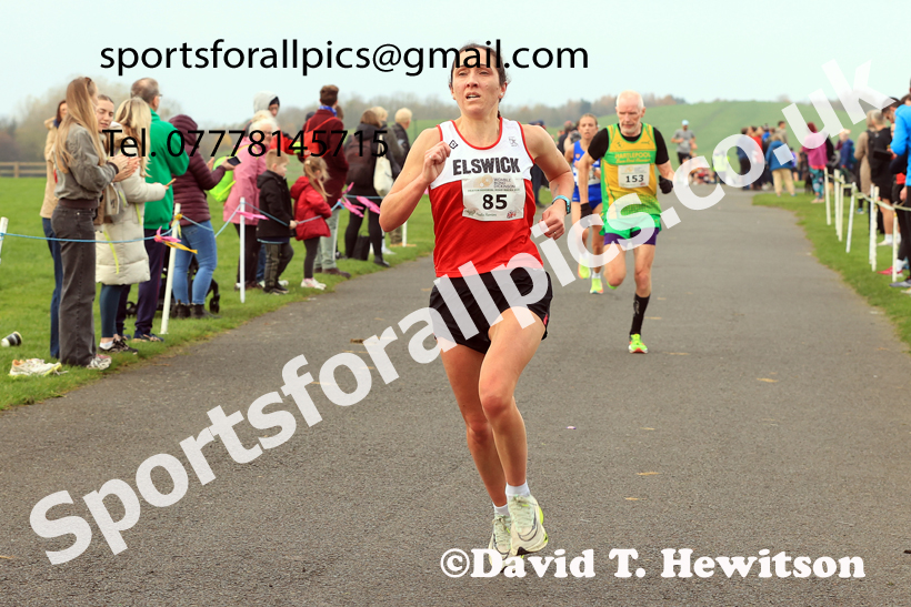 Mens and Womens 2025 Heaton Memorial 10k Road Race, Newcastle Town Moor, Sunday, November 9th. Photo: David T. Hewitson/Sports for All Pics